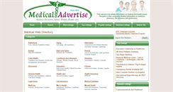 Desktop Screenshot of medicaladvertise.com